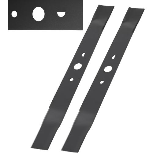 20 Inch Lawn Mower Replacement Blade Compatible with Ryobi 40V Brushless RY40180, RY40190, RY401110 Model Mowers, Replaces AC04020, Half‑Moon   Round Center Hole