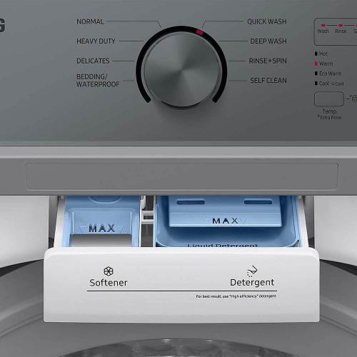 Samsung WA44A3205AW 4.4 Cu. Ft. White Top Load Washer with ActiveWave Agitator