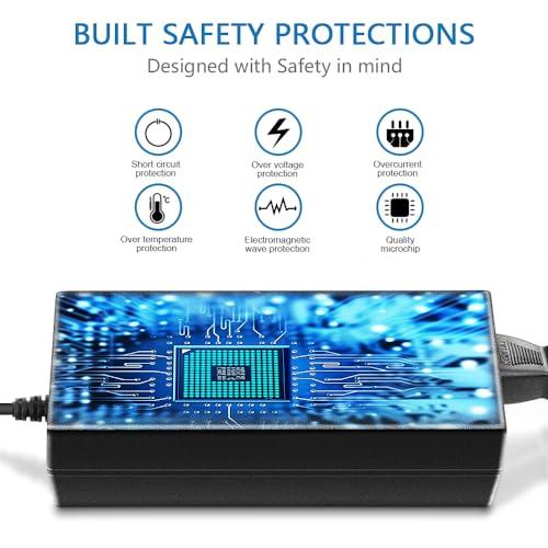 SHNITPWR 12V 10A 120W DC Power Supply Adapter 100V~240V AC to DC Converter 12 Volt 10 Amp Transformer 5.5x2.5mm Tip for 5050 3528 LED Strip Light 3D Printer LED Driver CCTV Security System LCD Monitor