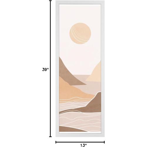 13x39 Frame Rustic White, Distressed 39x13 Picture Frame, Art Pic Hanging Poster Frame, 13 by 39 Gallery Family Concert Portrait Wall Photo Frame Anniversary/Birthday/Wedding/Thank you/Christmas Gift