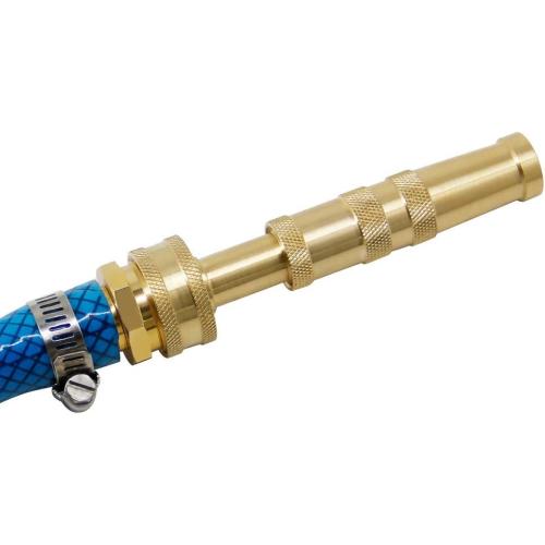 Twinkle Star Heavy-Duty Brass Adjustable Twist Hose Nozzle, 2 Pack, TWIS3432