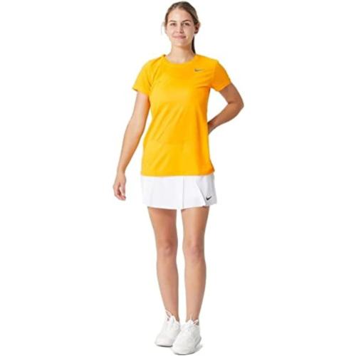 Size Large Gold Nike Legend Women's Short Sleeve Shirt, Gold, Large
