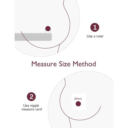 Momcozy S9Pro/S12Pro Replacement Accessories, Insert 15/17/19/21mm, 4 PCS