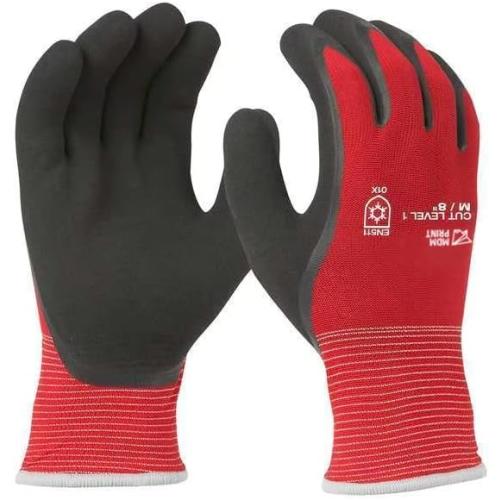 Cut Level 4Winter Insulated Dipped Gloves - Medium