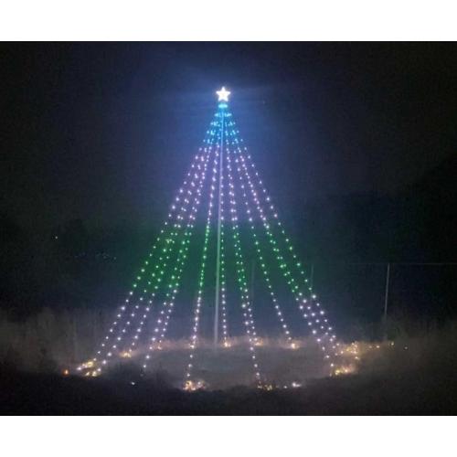 Service First Dreamlight V4 Flagpole Christmas Tree LED Light Kit for use with 20FT to 30FT flagpoles