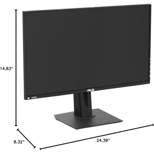 ASUS TUF Gaming VG279QM 27” HDR Monitor, 1080P Full HD (1920 x 1080), Fast IPS, 280Hz, G-SYNC Compatible, Extreme Low Motion Blur Sync (ELMB SYNC), 1ms, DisplayHDR 400,, BLACK