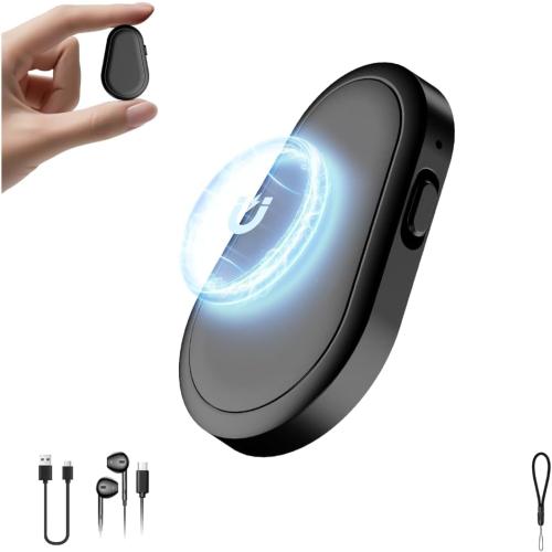 136GB(9800H) Magnetic Voice Recorder - Zutiifeu Voice Activated Recorder with DSP5.0 Noise Cancellation HD Recording Device for Classe/Meeting/Lecture