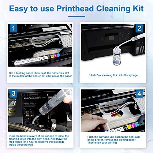 Printhead Cleaning Kits for Epson HP Canon Brother Inkjet Printers, 100ML
