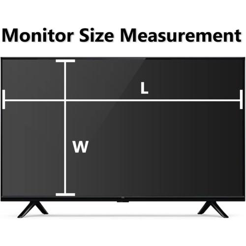 XRRX 43-65 Inch TV Screen Protector, Frosted Matte Anti Glare Outdoor/Indoor Anti Blue LightDustproof Filter Film, Relieve Eye Strain and Sleep Better, for LCD、LED、4K OLED / 55in 1221x689mm