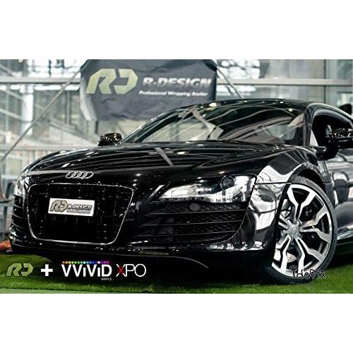 VViViD Black Gloss Bulk Roll Vinyl Wrap Roll with Air Release Technology (3ft x 5ft)