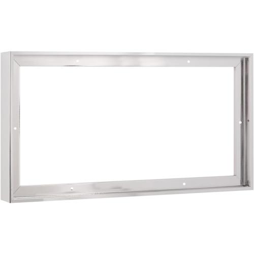 Pixy Canvas Floater Frame 18x36 for 1-1/2 (1.5) inch Deep Canvas Paintings/Canvas Prints/Wood Canvas Panels/Wall Art/Wall Decor/Home Decor/Artwork (Chrome, 18 x 36 inch, Landscape)