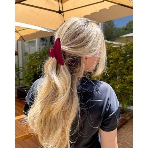 Mesovor Durable Acetate Hair Clips, Two-Tone Color Design