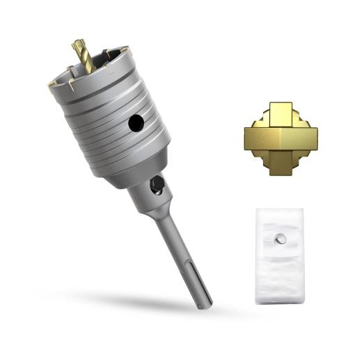 2 Concrete Hole Saw,50mm Masonry Hole Saw, with 110mm SDS Plus Shank Connecting Rod for Concrete Brick Cement Stone Wall Drilling Home Improvement