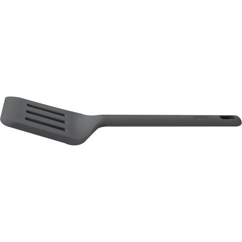 Tramontina 25810/160 TRAMONTINA 25810/160 Perforated Turner Molde 11.8 inches (30 cm) Gray Silicone Turner Heat Resistant Dishwasher Safe Made in Brazil NEEDS CLEANING
