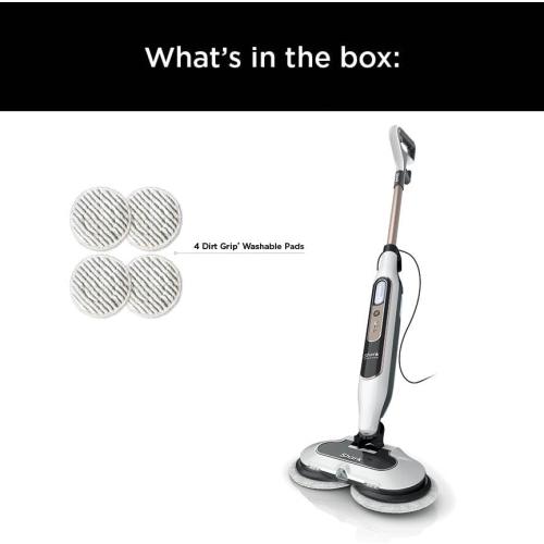 Shark Steam & Scrub with Steam Blaster Technology All-in-One Hard Floor Steam Mop with 3 Steam Modes & LED Headlights S8201, Rotator White