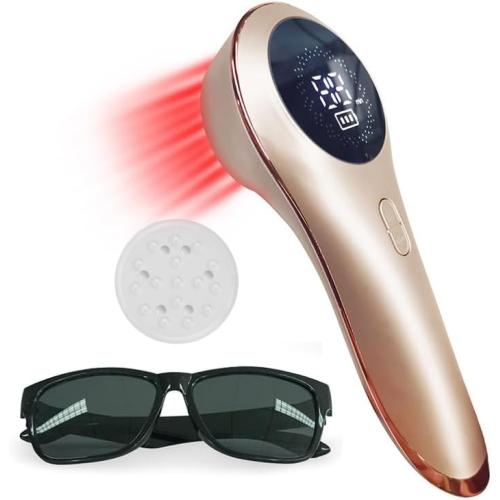 Red Light Therapy Device,Near Infrared Light Therpay for Pet, Knee, Ankle,Elbow,Shoulder,5x808nm 16x650nm,1055mW