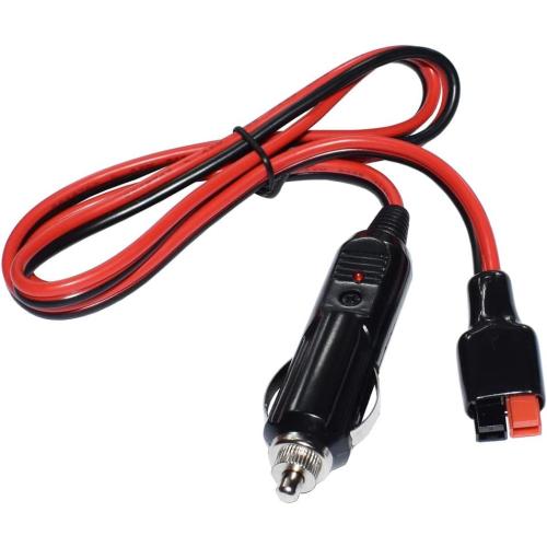 15A Car Cigarette Lighter Plug 3.3ft/1m Extension Cable14AWG Battery Charger Adapter 45A Connector Compatible with Anderson Powerpole