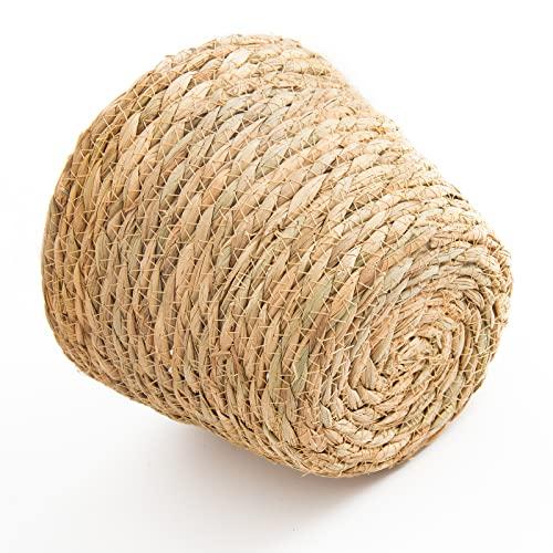 Plant Baskets for Indoor Plants, Seagrass Flower Plant Pots Cover Storage Basket for Organizing,9.8 inch,Brown Set of 3