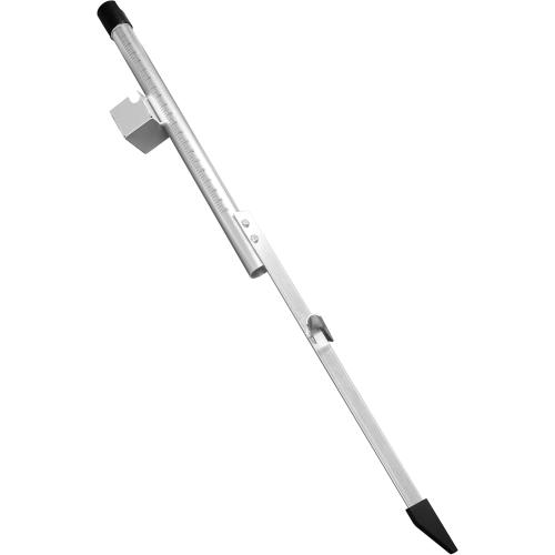 [2024 Upgraded] Exact Design Sand Spike with Bait Box,Protective Cap, Anodized Aluminum, Etched Measurements   Sand Flea Rake Holder (All in one Solution)