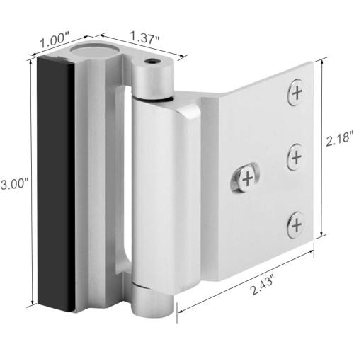 Door Locks for Front Door Kids Safety Home Security Door Reinforcement Lock | Child Proof Door Locks for Inward Swinging Doors, Top Lock Withstands 800 lbs Flip Latch with 8 Screws, Guard Bedroom Patio