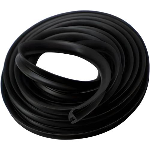 1.7M/5.6Ft Car Windshield Cowl Rubber Seal Strip, Cuttable Auto Front Rear Windshield Seal Strips, Vehicle Weather Stripping Window Door Sealing Molding Trim Strips for SUV Truck (1PC)