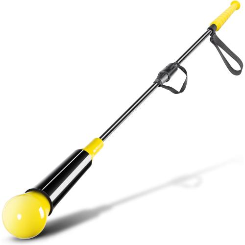 Hitting Trainer for Baseball and Softball, 52 Baseball Hitting Stick Practice Swing,Hitting,Batting,Easy Set Up & Take Down Swing Trainer Great for One-On-One Coaching Training Equipment