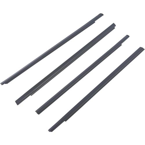 Front Rear Weather Strip Belts Compatible with Chevrolet Spark EV LS LT 2013 2014 2015 Front Rear Door Left & Right Window Outer Sealing Strip Replaces 95972707 95972708 95228888 95228889