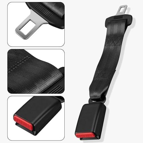 Comfortable Belt Cover Pad, 2-Pack Extender Soft Car Safety Strap Shoulder Pad for Adults and Children, Suitable for Car, Backpack