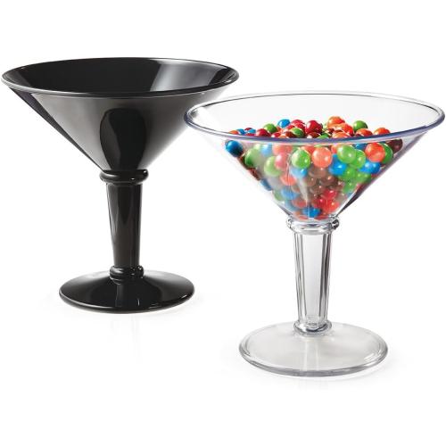 48oz G.E.T. Shatterproof Plastic Jumbo Martini Cocktail Glass, BPA Free, 48 Ounce, Clear