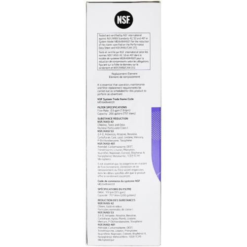 LG LT1000P - 6 Month / 200 Gallon Capacity Replacement Refrigerator Water Filter (NSF42, NSF53, and NSF401) ADQ74793501, ADQ75795105, AGF80300704, or AGF80300705 White