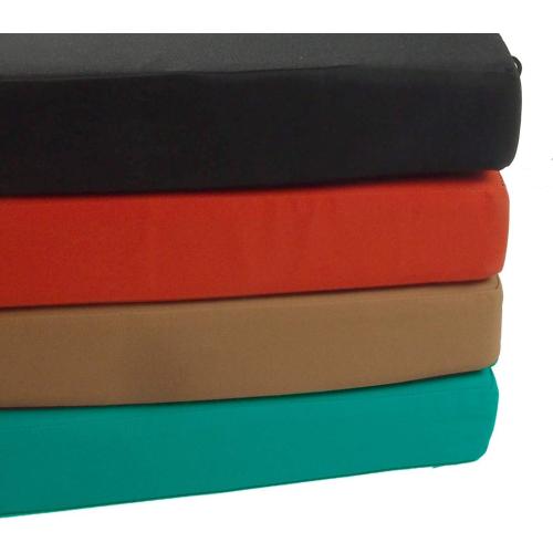 Outdoor Seat Cushion Cover Water Repellent Square Chair Cushion Cover-Only Cover Teal (2 Covers)