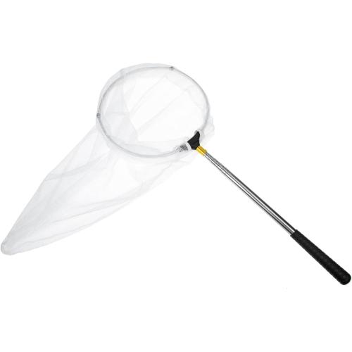Outdoor Retractable Butterfly Catching Net Alloy Handle Mesh Design Lightweight Catcher for Fishing and Observation