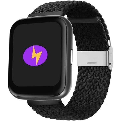 Electric Shock Alarm Clock for Heavy Sleepers | Wearable Silent Strong Zap Alarm Clock | Shock Pulse for Self-Discipline and Combat Fatigue | With 1.69 Touch Screen