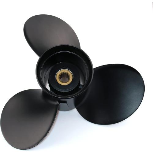CAPTAIN Boat Propeller fit Johnson Evinrude 40-140 HP Engines, 13 Spline Tooth Outboard Prop, RH, Aluminum, OEM Propellers for 50 60 E-TEC 65 70 75 85 88 90 100 110 112 115 120 125 135 HP