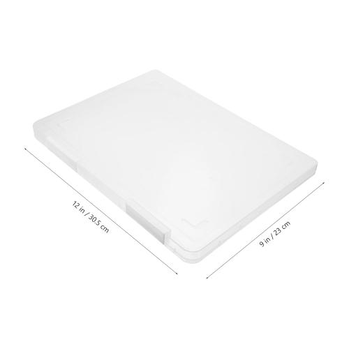 Didiseaon Press Nail Organizer Storage Box Large Capacity Transparent Nail Art Display Case Dustproof Collection and Showing Box for Salon and DIY Enthusiasts