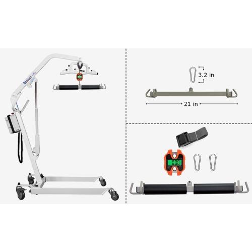 SIKE PWS450 Patient Weight Scale Kit for Lift, Universal Scale With 6-Point Sling Bar Spreader Bar, Accessories, Install and Work