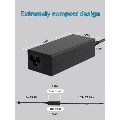 90W AC Power Adapter Cord for Dell OptiPlex 9020 7000 7010 7040 7050 7060 7070 7080 7090 5000 5050 5060 5070 5080 5090 3000 3020 3020M 3040 3046 3046M 3050 3050M 3060 3070 Micro Desktop