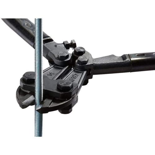 Edward Tools Bolt Cutter 18” - Heavy Duty Forged T8 Steel Blade Cuts Steel Wire, Chain Link Fence, Metal Rods, Screws, Locks, Small padlocks Cutters Ergonomic Rubber Grip Handle