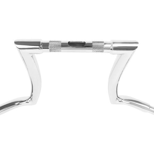 16 Rise Chrome Ape Hanger Handlebar Fit for Harley Sportster 883 1200 XL Softail FLST FXST Dyna, Road King Handlebars 1994-2023, Road Glide Handle Bar 1998-2013, 1.25” Fat 1 Clamp Meathook Bar