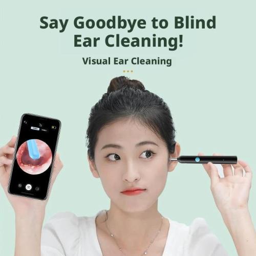 Ear Wax Removal Tool with Camera，Endoscope Ear Pick Cleaner Kit with Spoon,Smart Visual Ears Cleaners Tool,USB Visual Ears Cleaner for Adults and Kids,Pets,Personal Health Care Device