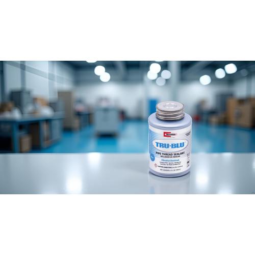 Rectorseal 31631 1/4 Pint Brush Top Tru-Blu Pipe Thread Sealant , Blue