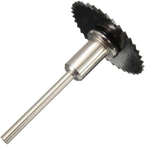 6pcs 1/8 HSS High Speed Steel Circular Saw Blades For Dremel Drills Rotary Tool W/Shank by YEEZUGO