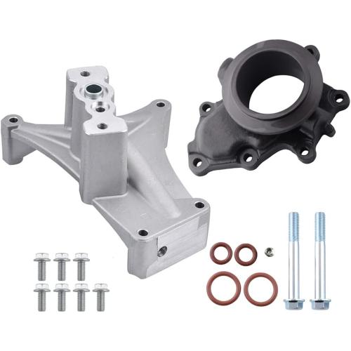 SPELAB EBP Valve Upgrade Turbo Pedestal & Exhaust Housing Compatible with Ford 7.3L Powerstroke 1999.5-2003