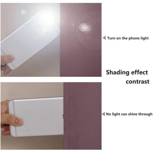 Dry Rose 84 NICETOWN 100% Blackout Curtains 84 inches Long, Pair of Energy Smart & Noise Blocking Out Drapes for Baby Room Window, Thermal Insulated Guest Room Lined Window Dressing(Dry Rose, 52 inches Wide)