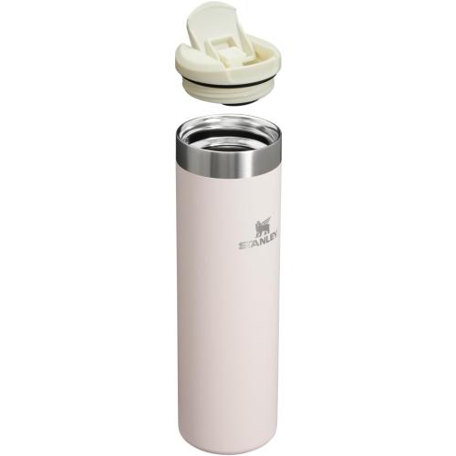 Stanley AeroLight Transit Bottle 20 oz | Locking Drink Through Lid | Leak Resistant Water Bottle or Coffee Travel Mug | Lightweight Insulated Stainless Steel | BPA-Free | Rose Quartz