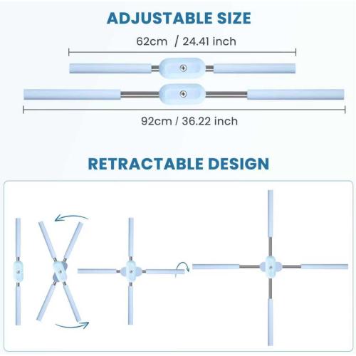 Yoga Stick, Back Cross Orthosis for Adult And Child, Foam Stainless Steel Material, Improving Hunchback and Chest Back Support, Hump Corrector Posture Corrector Stick Stretching rod(23.6-35.4in)
