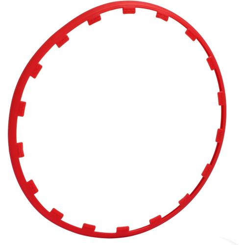 4PCS Wheel Rim Ring Red Wheel Trim Protector Ring Replacement for Tesla 2017 to 2023, Used for 18inch Wheels, Effective , Easy to Install