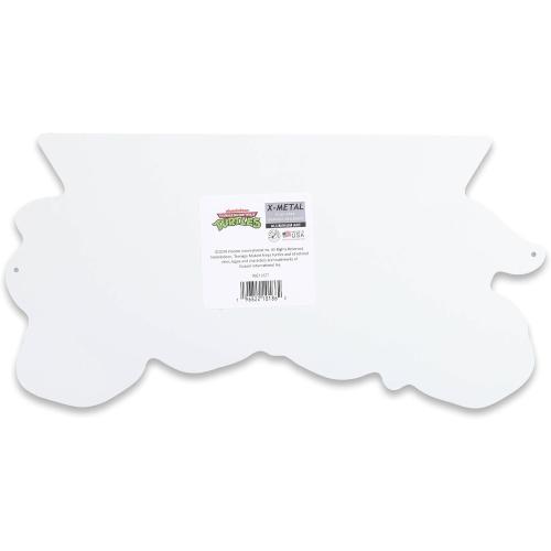 Teenage Mutant Ninja Turtles Logo Metal Sign - Fun TMNT Wall Decor for Bedroom or Movie Room