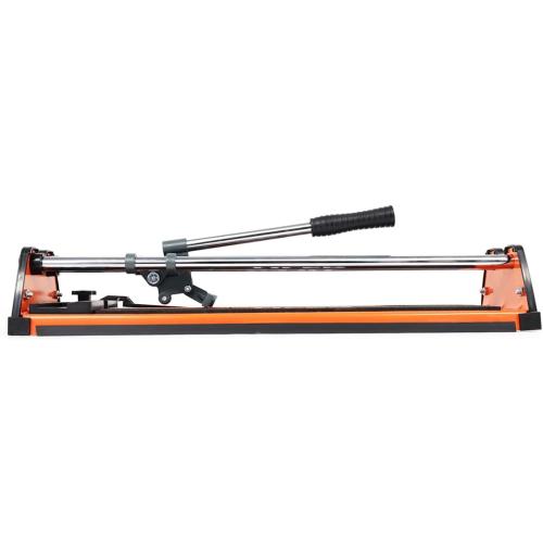 TILER 14 Inch Manual Tile Cutter, Professional Porcelain Ceramic Tile Cutter with Chrome Plated Solid Rails, Tungsten Carbide Cutting Wheel, Adjustable Fence Gauge, Anti-Skid Feet 8103E-2