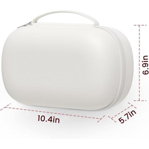 Sarlar Breast Pump Bag Carrying Case for Momcozy & Willow, Use with Hands Free Wearable Breast Pumps for Security/Medela/eufy/Bluefair, Travel Pumping Bag with Nipple Ruler & Removable Tray(Holds 2)